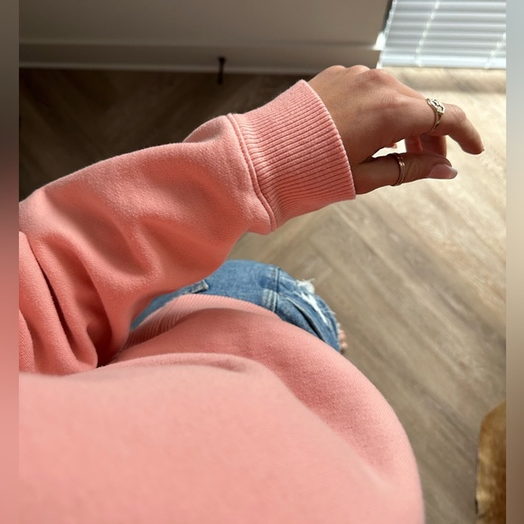 Salmon color hoodie - Picture 2 of 6
